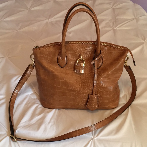 London Fog Handbags - London Fog crocodile crossbody bag